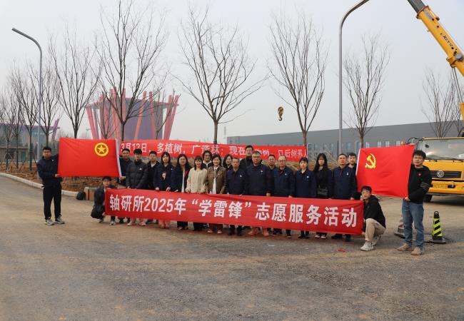 雷锋志愿添新绿 春日植树正当时